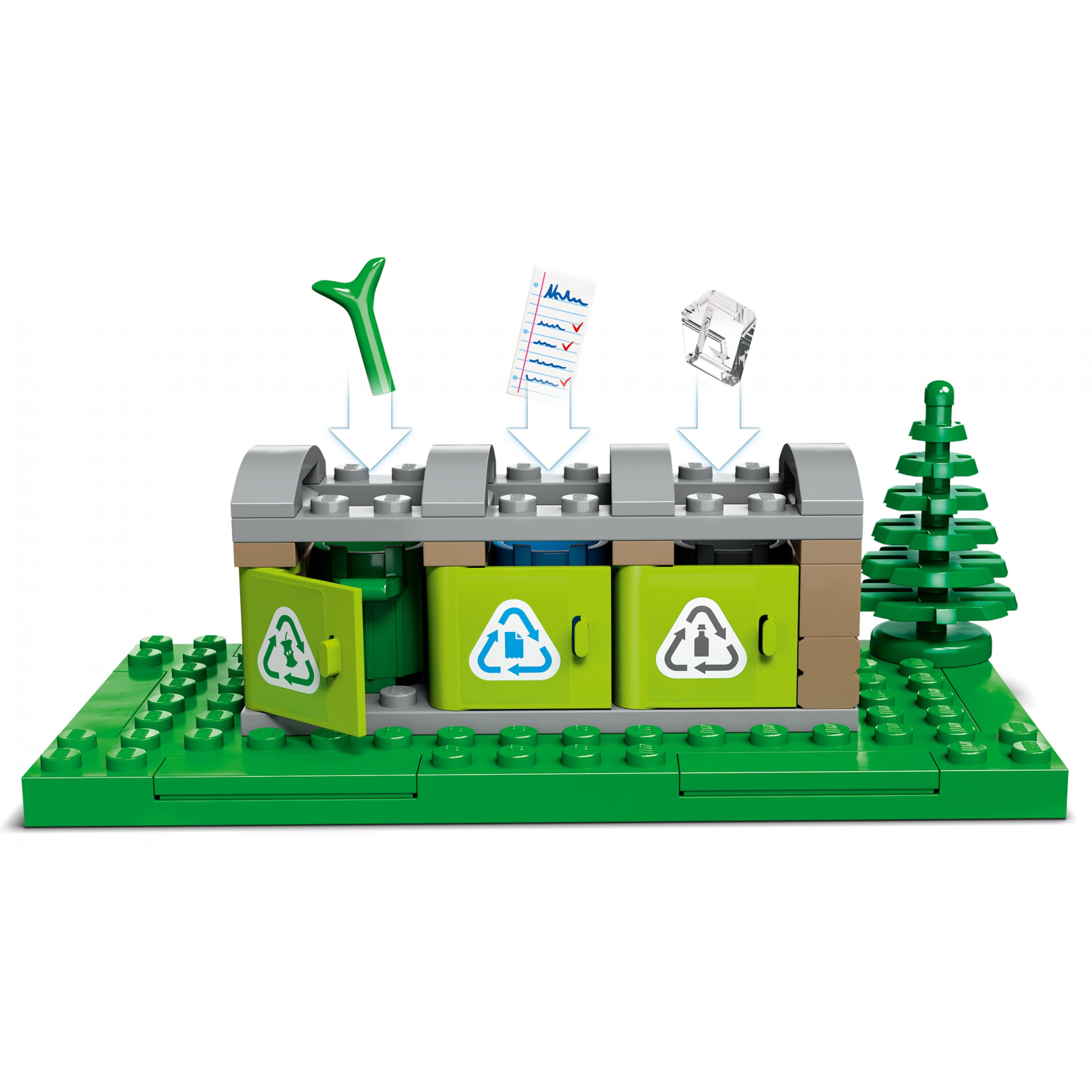 Конструктор LEGO City Сміттєпереробна вантажівка 261 деталь (60386) зображення 5