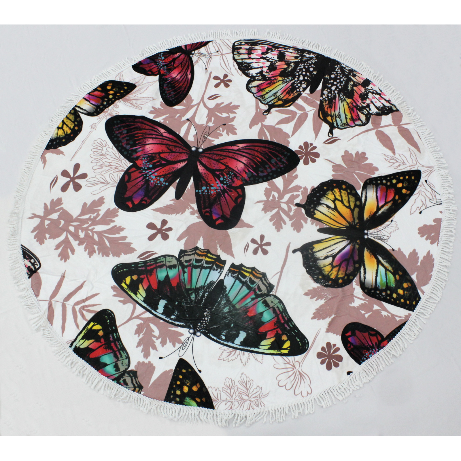 Полотенце MirSon пляжное №5081 Summer Time Butterflies 150x150 см (2200003947908) изображение 2