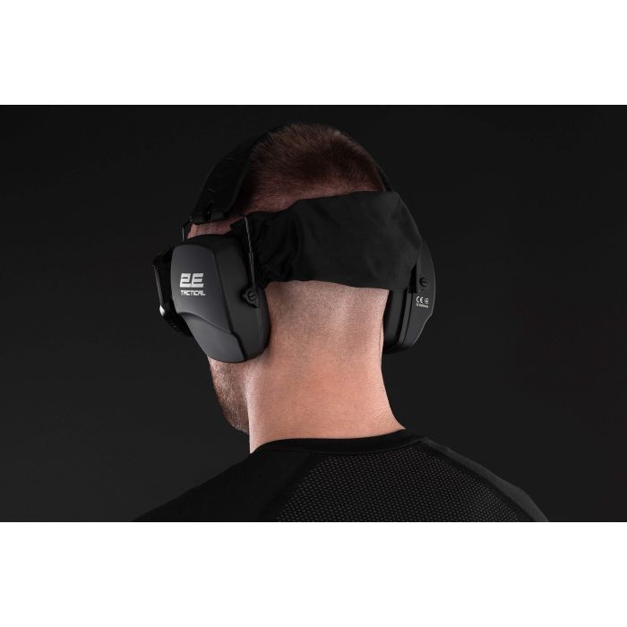 Навушники для стрільби 2E Defence NRR 25 dB пасивні Black (2E-TPE016BK) зображення 6