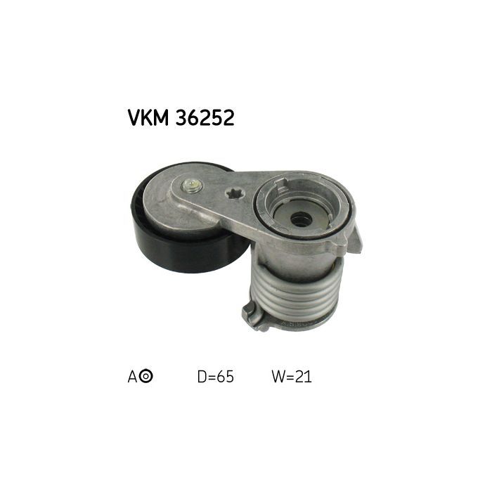 Натягувач ременя з роликом SKF VKM 36252