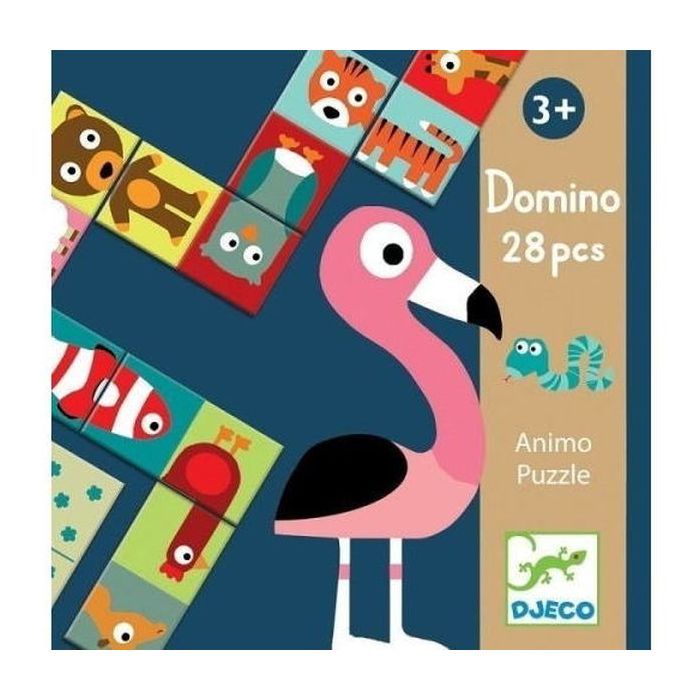 Настольная игра Djeco Детское домино. Составь животное (DJ08165)