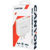 Зарядний пристрій Canyon H-140-01 Wall charger with 1USB-A 2 USB-C (CND-CHA140W01) зображення 4