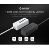 Концентратор Orico USB 3.0 4 ports (W5P-U3-100-BK-PR) (CA911264) зображення 4