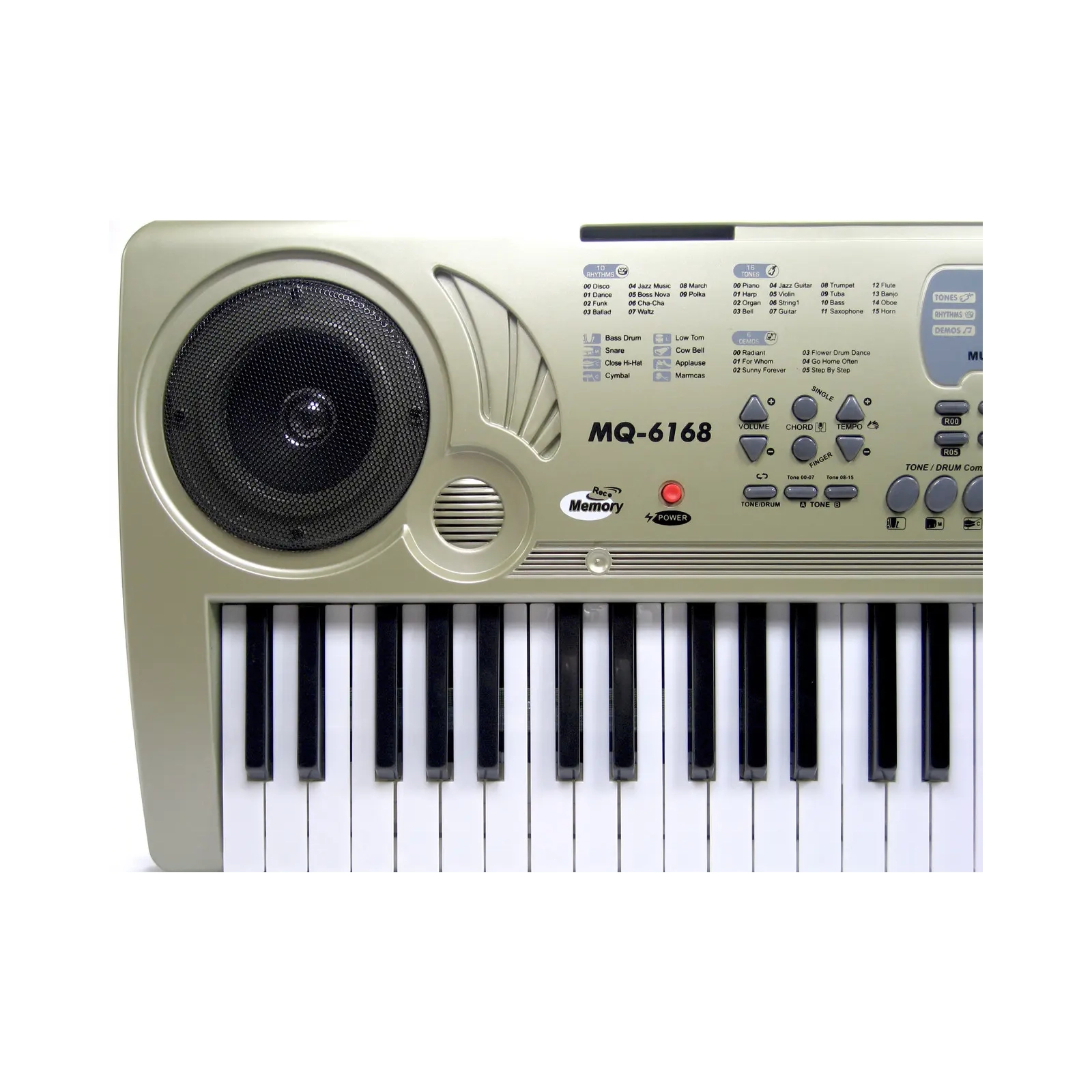 Музыкальная игрушка MQ Синтезатор с микрофоном, 61 клавиша (MQ6168) изображение 2
