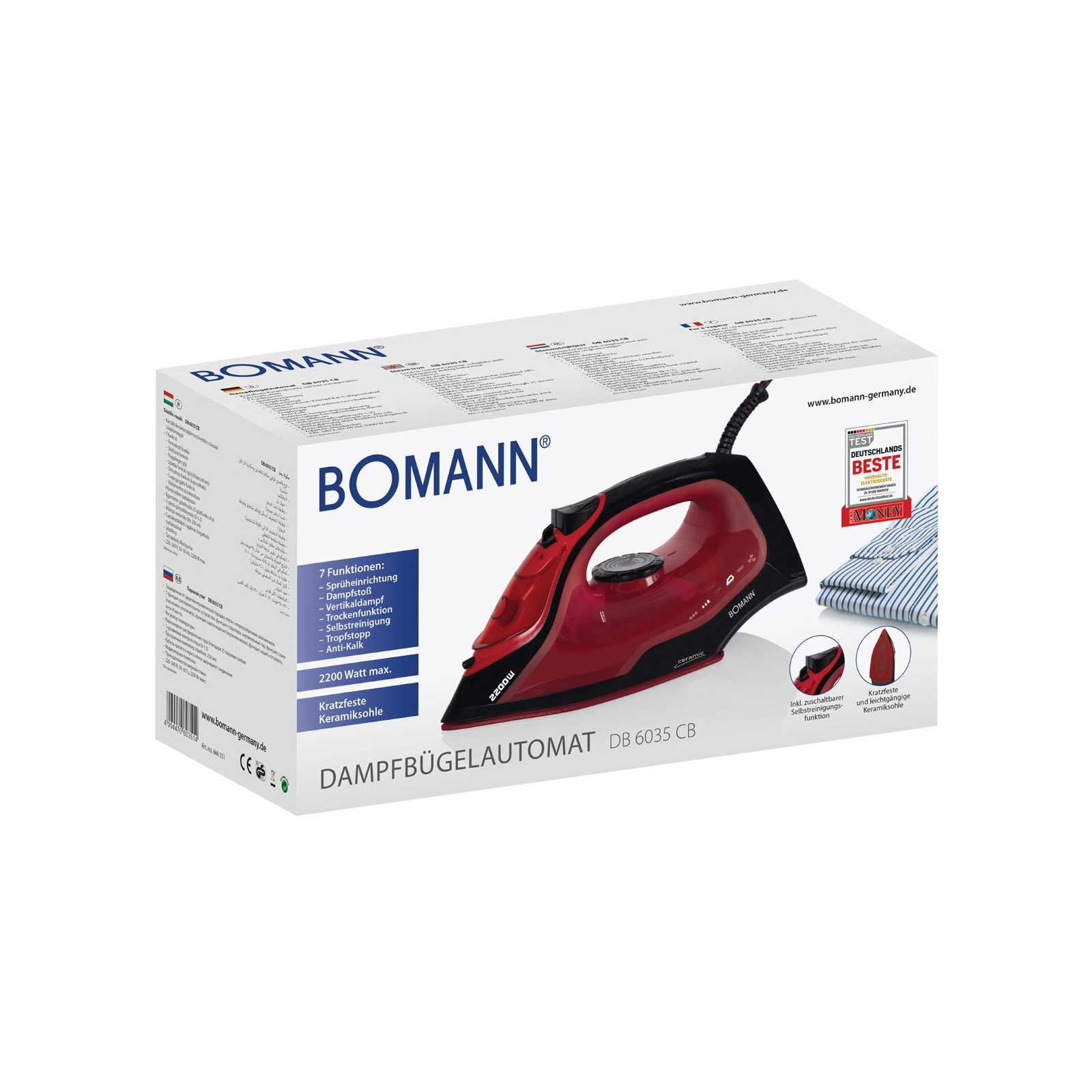 Праска Bomann DB 6035 CB (DB6035CB) зображення 4
