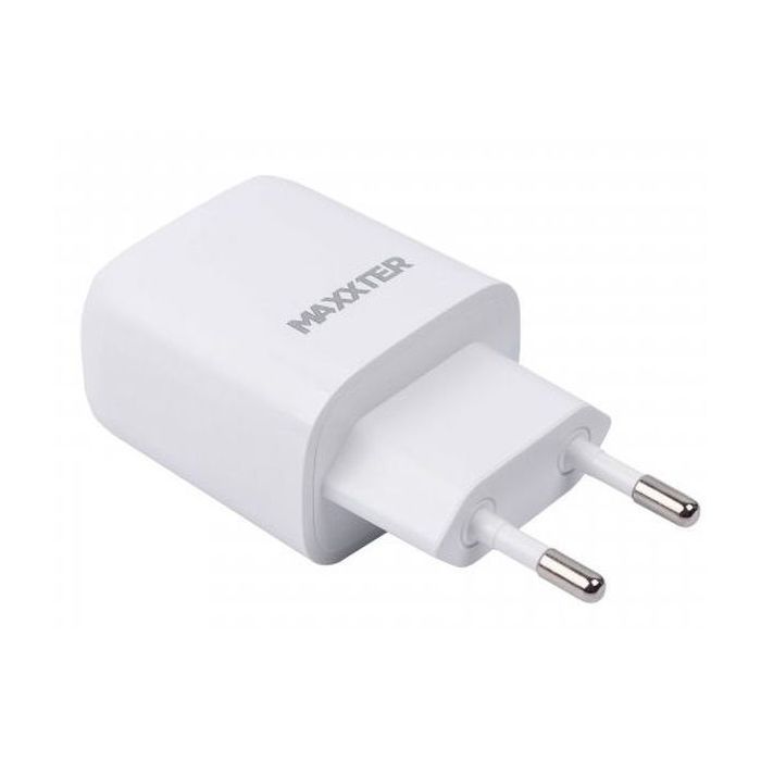 Зарядний пристрій Maxxter USB + cable USB-C to Lighting (PD 20W) (WC-PD-CtL-01) зображення 2