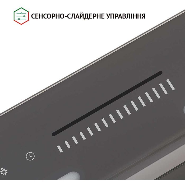 Витяжка кухонна Perfelli BSL 6783 GR 1100 DC зображення 6