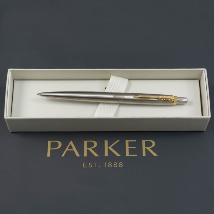 Ручка шариковая Parker JOTTER 17 UKRAINE SS GT BP Трезубец прозрачный (16032_T010b) изображение 5