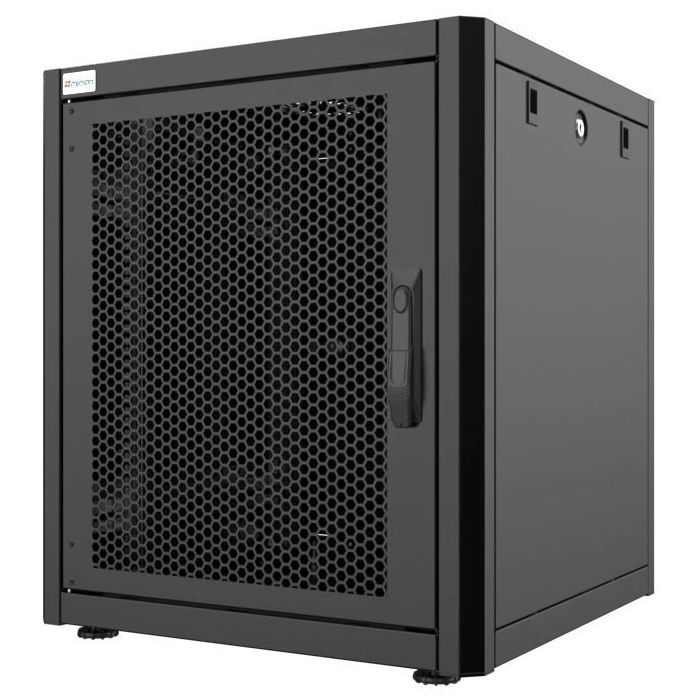 Шкаф напольный Mirsan GTN 19" 12U 600x600, перфорированные двери (MR.GTN12U66DE.01_PRF63)