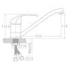 Смеситель TAU SM-1B244C (9843110) изображение 2