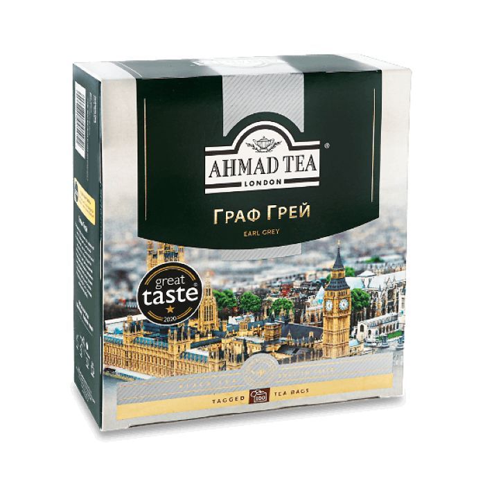 Чай Ahmad Tea Граф Грей 100х2 г (54881005951)