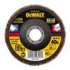 Круг зачистной DeWALT лепестковый INOX Extreme, металл, 125x22.23 мм, G 40 мкм (DT30602)