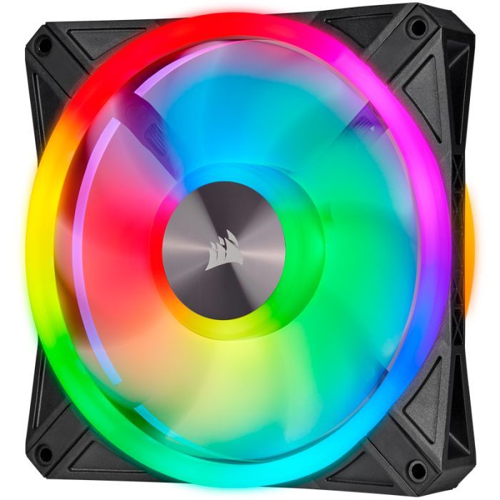 Кулер для корпуса Corsair QL Series, QL140 RGB, 140mm RGB LED Fan (CO-9050100-WW) изображение 2