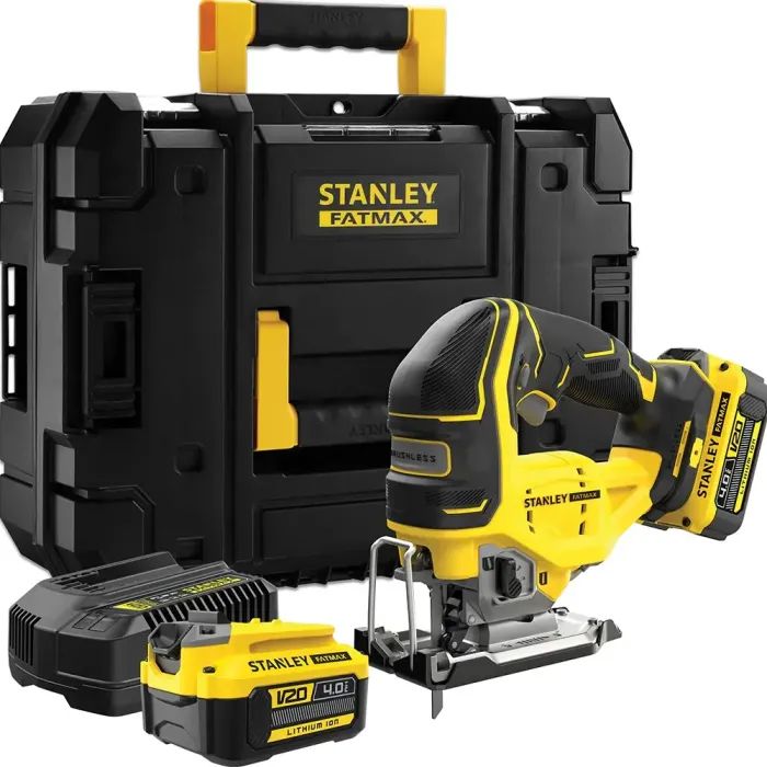 Электролобзик Stanley FatMax,18В (V20) Li-Ion ,2x4Ah, 3.200 ход/мин, кейс (SFMCS650M2K)