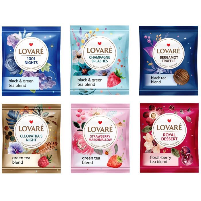Чай Lovare Fest Tea Set 90 пакетиков ассорти (lv.79907) изображение 4
