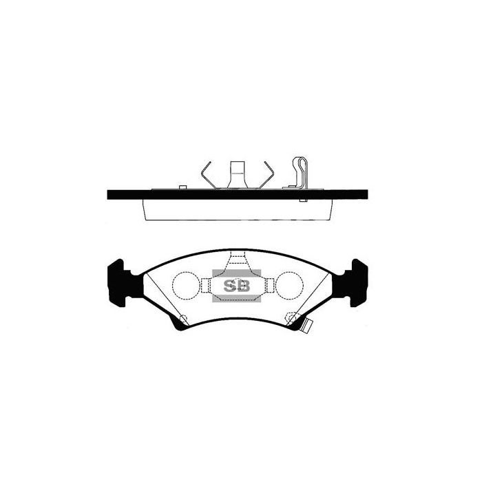 Тормозные колодки HI-Q SP1063