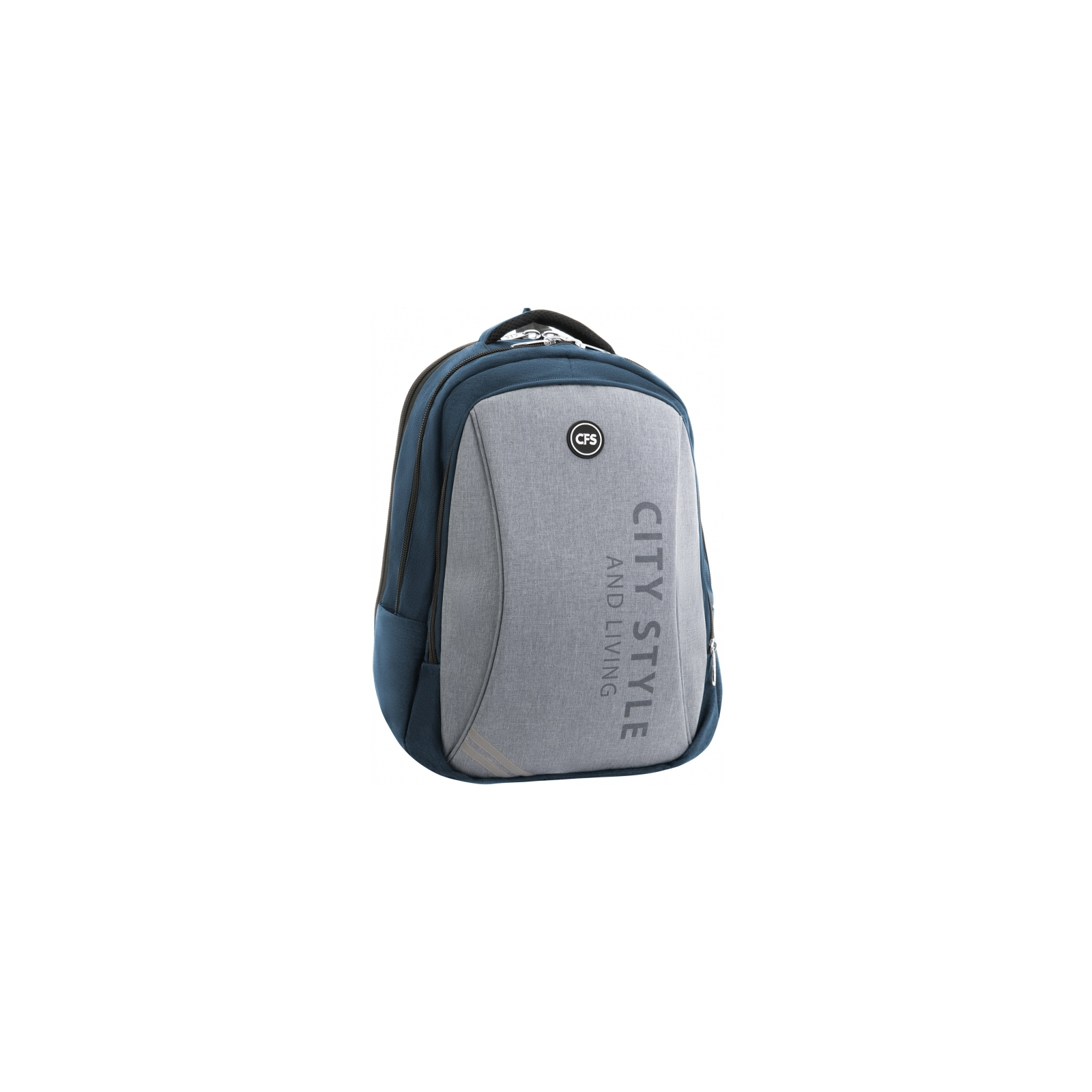 Рюкзак школьный Cool For School 44x32x20 см 28 л Голубо-серый (CF86588-03)