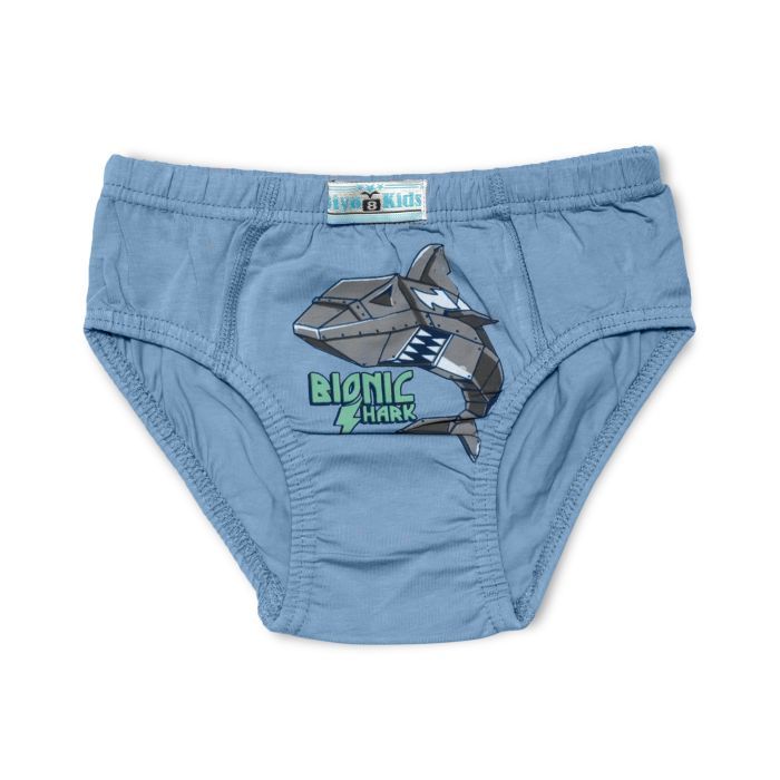 Трусы детские BiyoKids с акулой (2527-140B-darkblue)