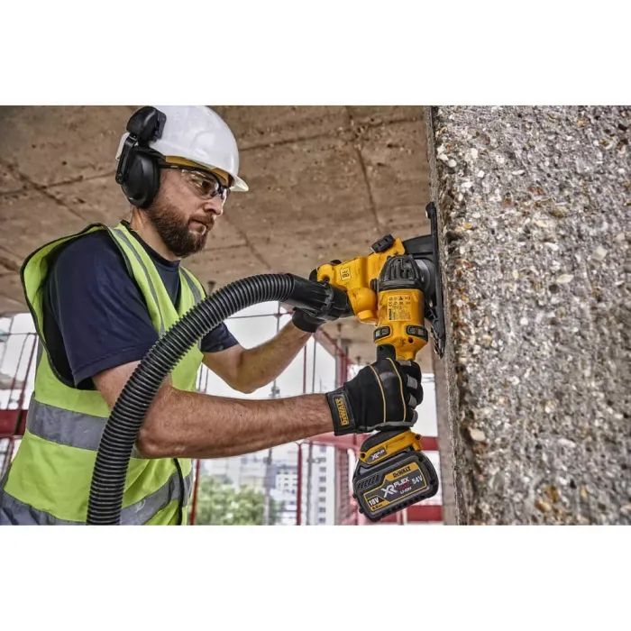 Штроборіз DeWALT 54V XR FLEXVOLT Li-lon, диск 125х22.23 мм, 2x6Ah, TSTAK (DCG200T2) зображення 7