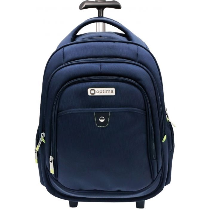Рюкзак школьный Optima на колесиках 17'' Blue (O97513)