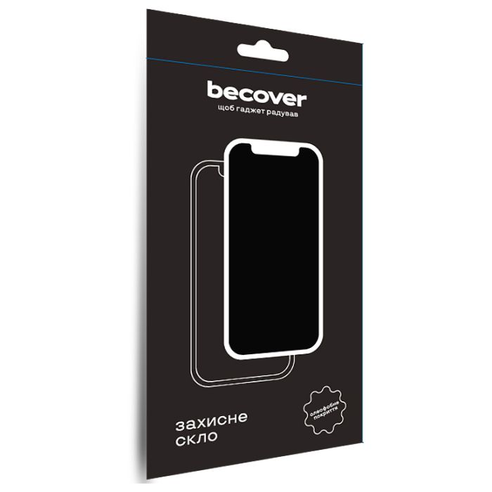 Стекло защитное BeCover Tecno Spark 10 Pro (KI7) Black (709268) изображение 5