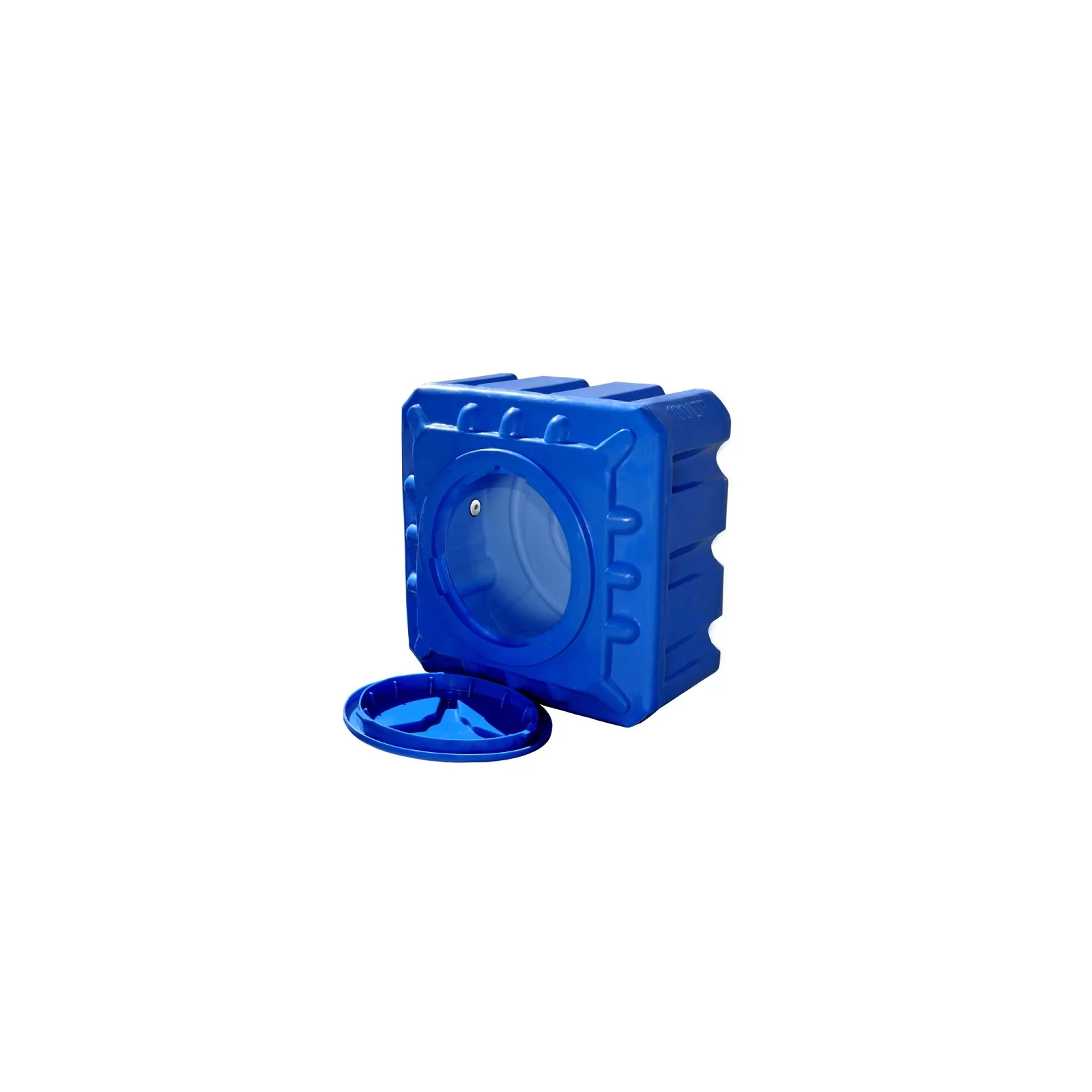 Емкость для воды Рото Європласт квадратная пищевая 100 л куб синяя (5)