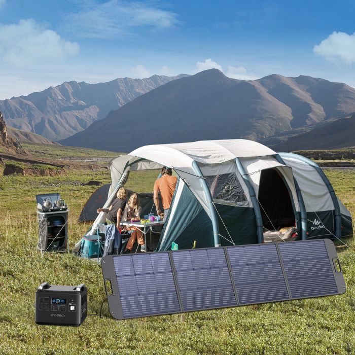 Портативная солнечная панель Choetech 200W (SC011-BK) изображение 5