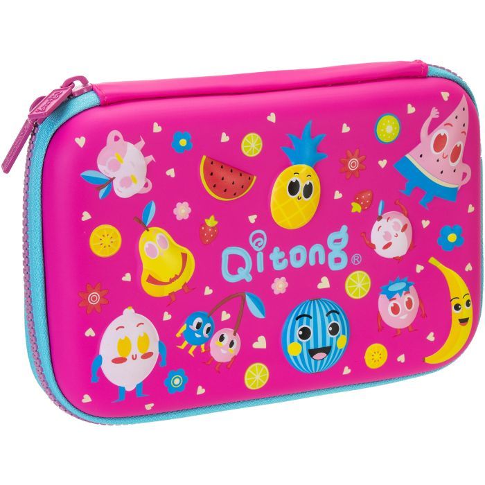 Пенал Cool For School 1 отделение с органайзером фуксия (QT-5675-Rosered)