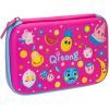 Пенал Cool For School 1 отделение с органайзером фуксия (QT-5675-Rosered)