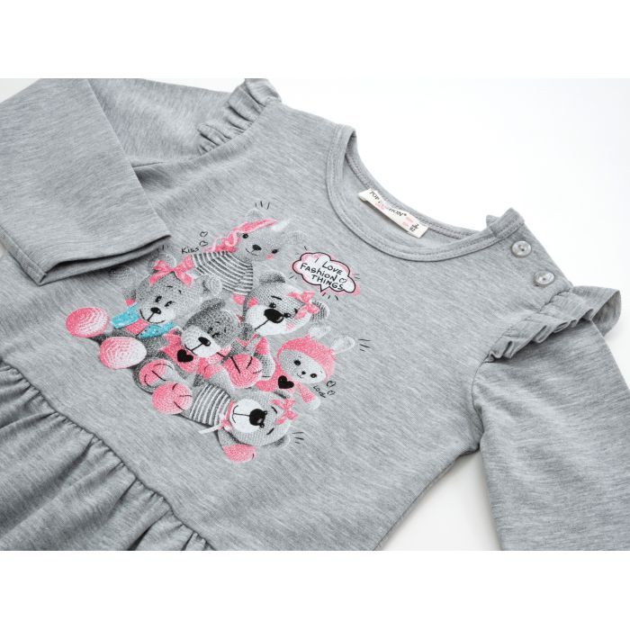Плаття дитяче POP FASHION з іграшками (6747-98G-gray) зображення 3