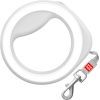 Повідець для собак WAUDOG R-leash світловідбиваюча стрічка XS-M до 40 кг 2.9 м білий (812715)