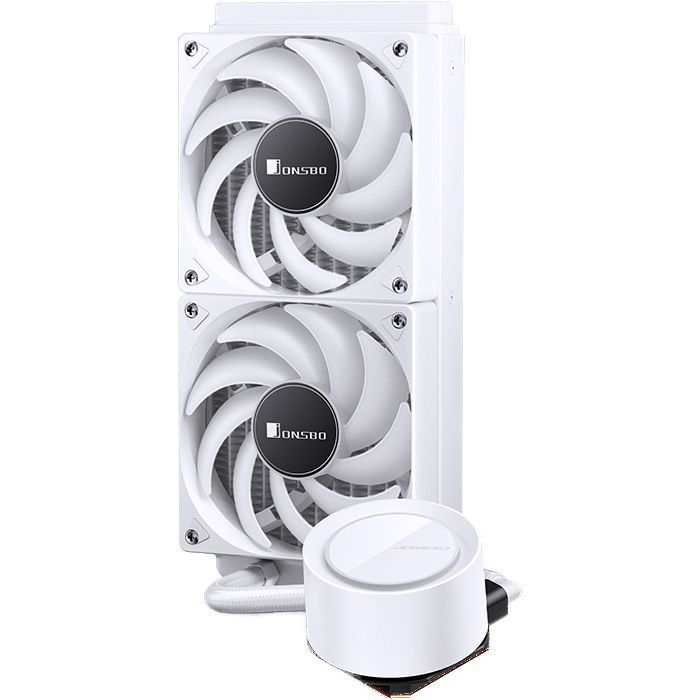 Система жидкостного охлаждения JONSBO TG-240 White изображение 10