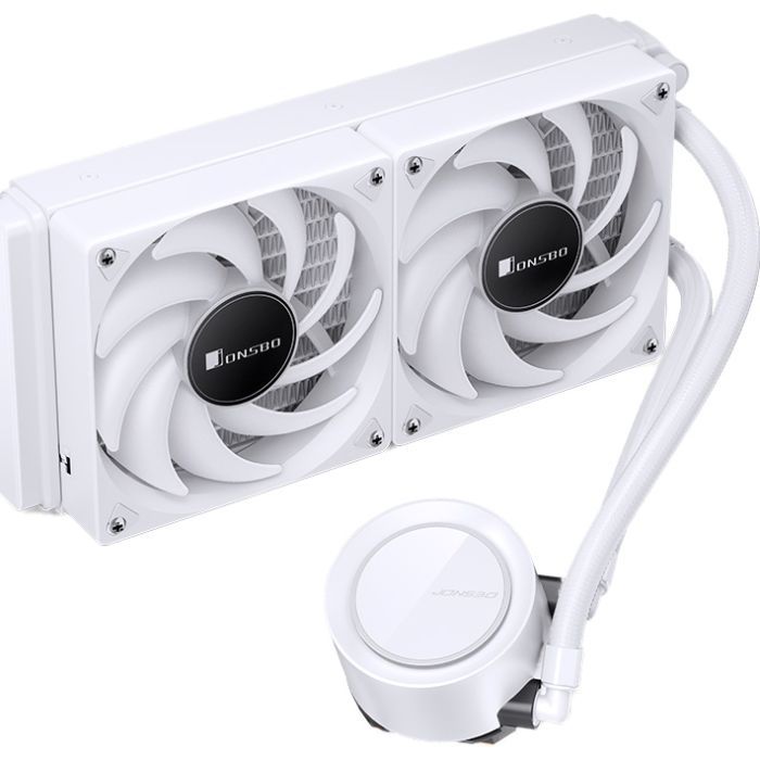 Система жидкостного охлаждения JONSBO TG-240 White изображение 11
