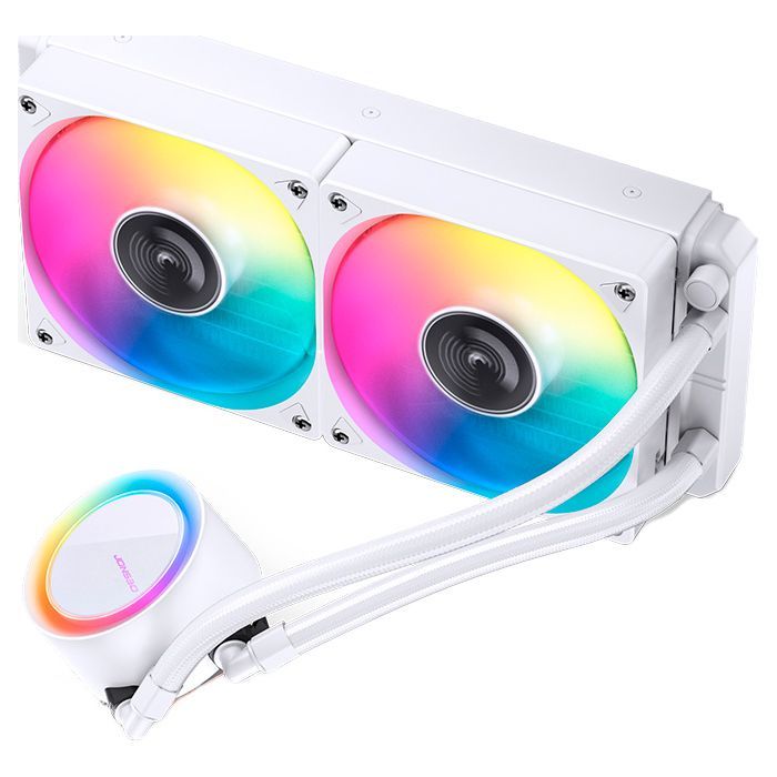 Система жидкостного охлаждения JONSBO TG-240 White изображение 5
