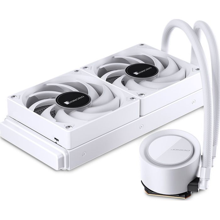 Система жидкостного охлаждения JONSBO TG-240 White изображение 9