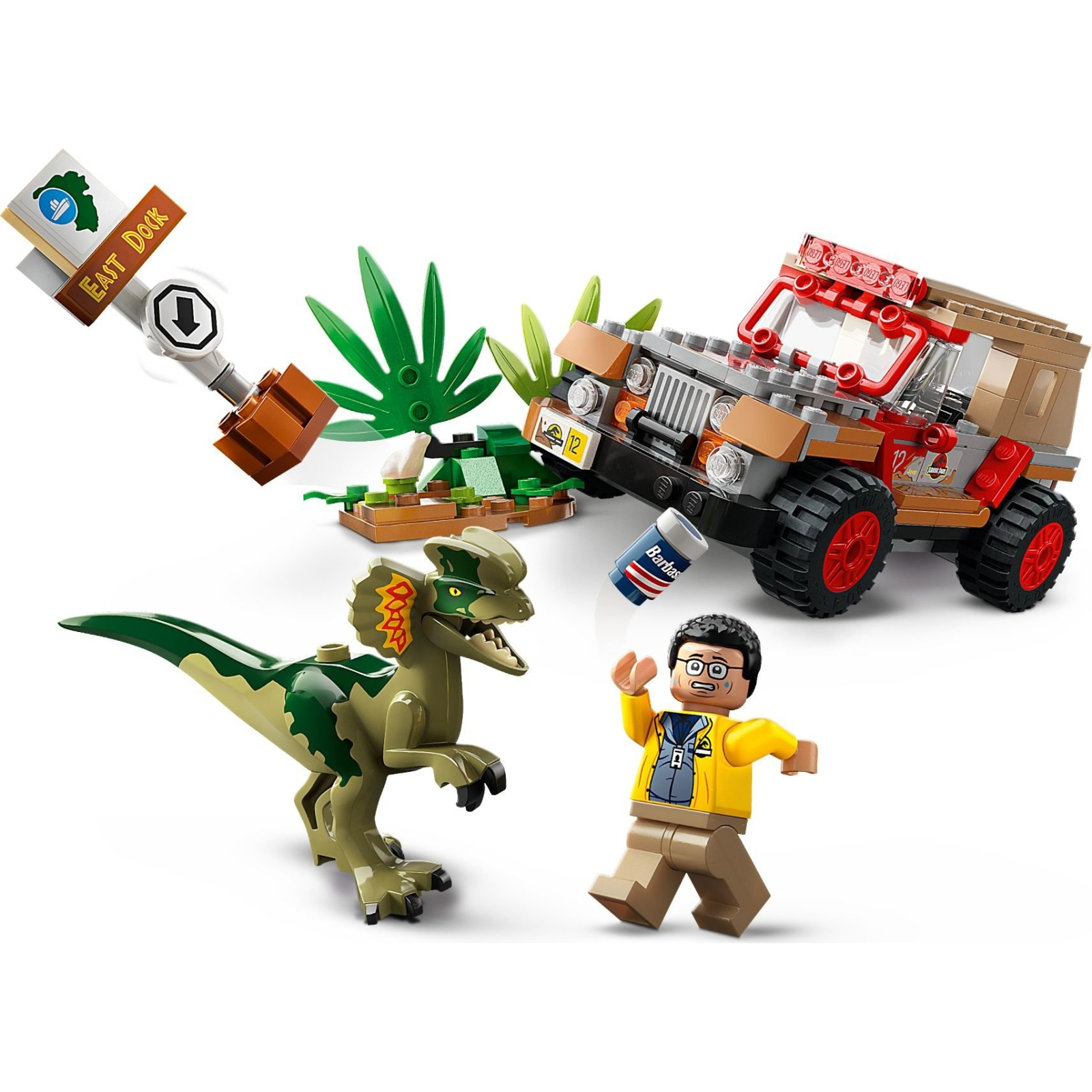Конструктор LEGO Jurassic World Засада дилофозавра 211 деталей (76958) изображение 3