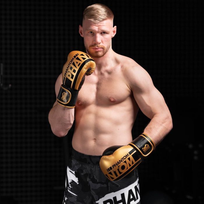 Боксерские перчатки Phantom APEX Elastic Gold 16oz (PHBG2215-16) изображение 7