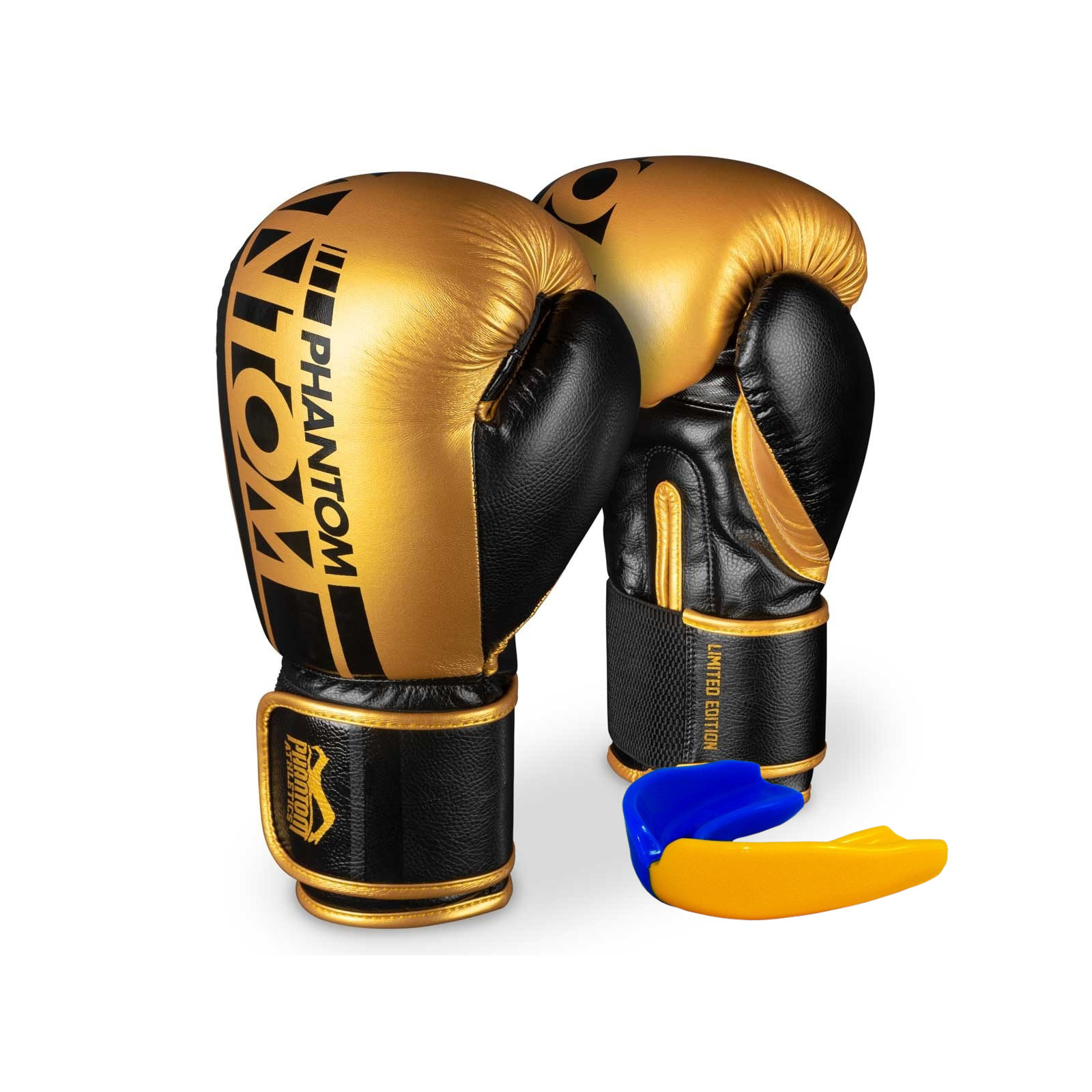 Боксерские перчатки Phantom APEX Elastic Neon Black/Yellow 12oz (PHBG2300-12)