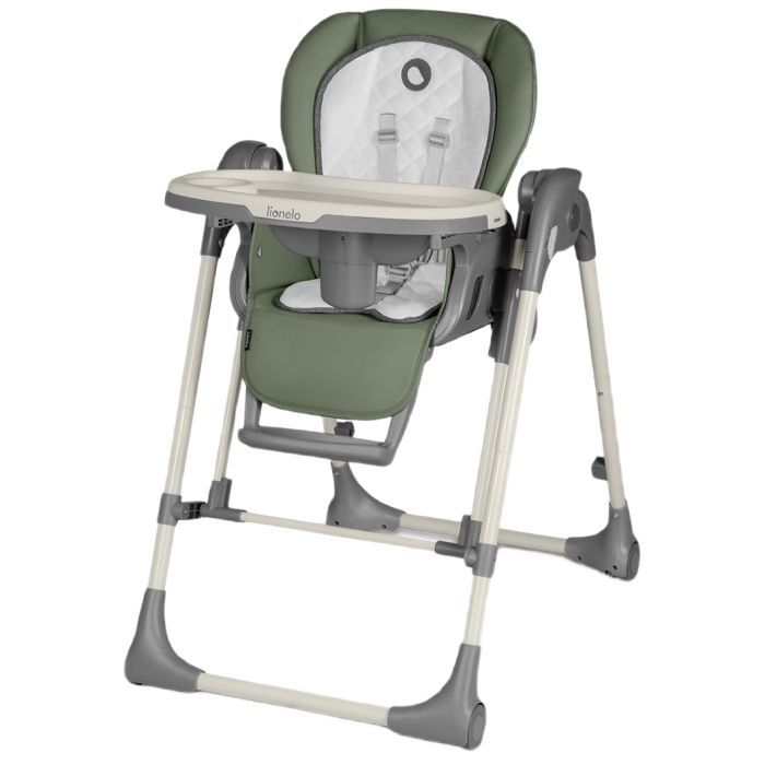 Стульчик для кормления Lionelo 2 в 1 Laurice Green Olive с функцией качели (LO-LAURICE GREEN OLIVE)
