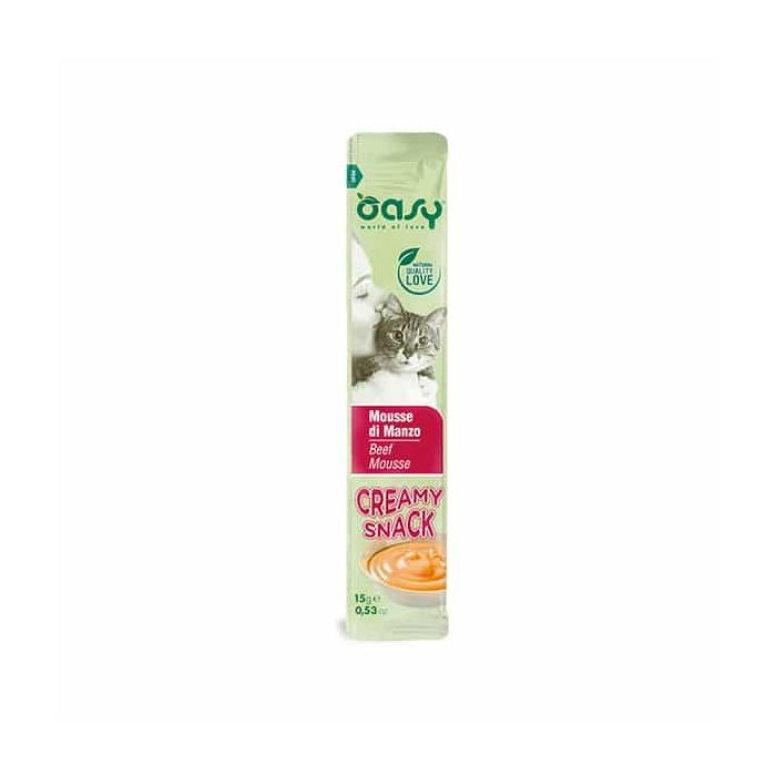 Лакомство для котов OASY Creamy Говядина 60 г (8054329510681) изображение 2