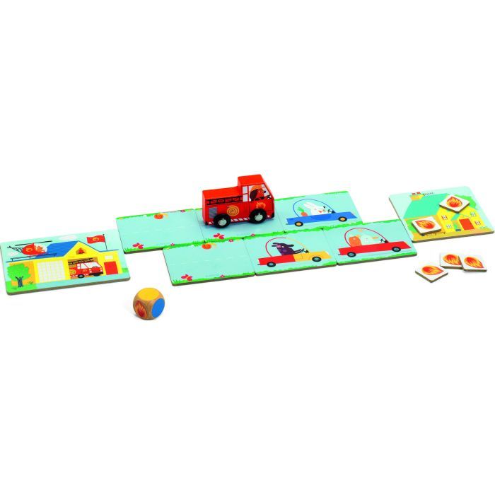 Настольная игра Djeco Пожарные (Pin Pon!) (DJ08571) изображение 3