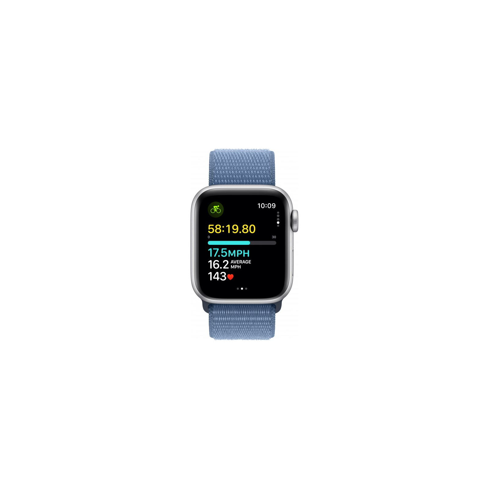 Смарт-часы Apple Watch SE 2023 GPS 40mm Silver Aluminium Case with Winter Blue Sport Loop (MRE33QP/A) изображение 6