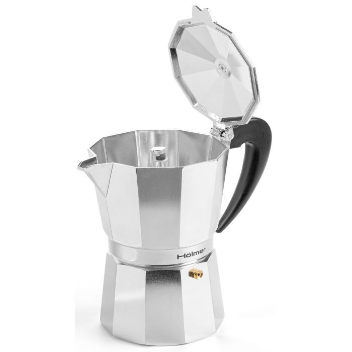 Гейзерная кофеварка Hölmer Aluminum 300 мл (CF-0300-AL) изображение 2