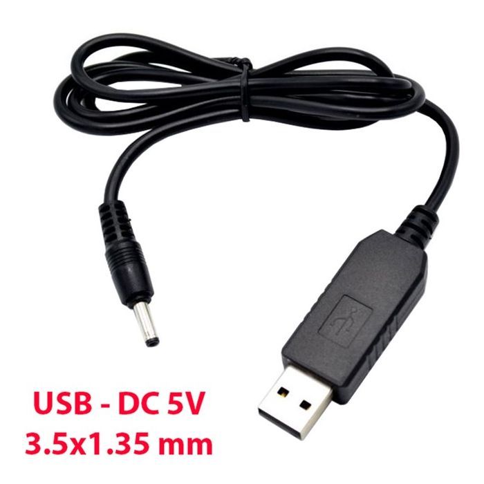 Кабель питания USB 2.0 AM to DC 3.5 х 1.35 mm 1.0m USB 5V to DC 5V Dynamode (DM-USB-DC-3.5x1.35mm) изображение 2