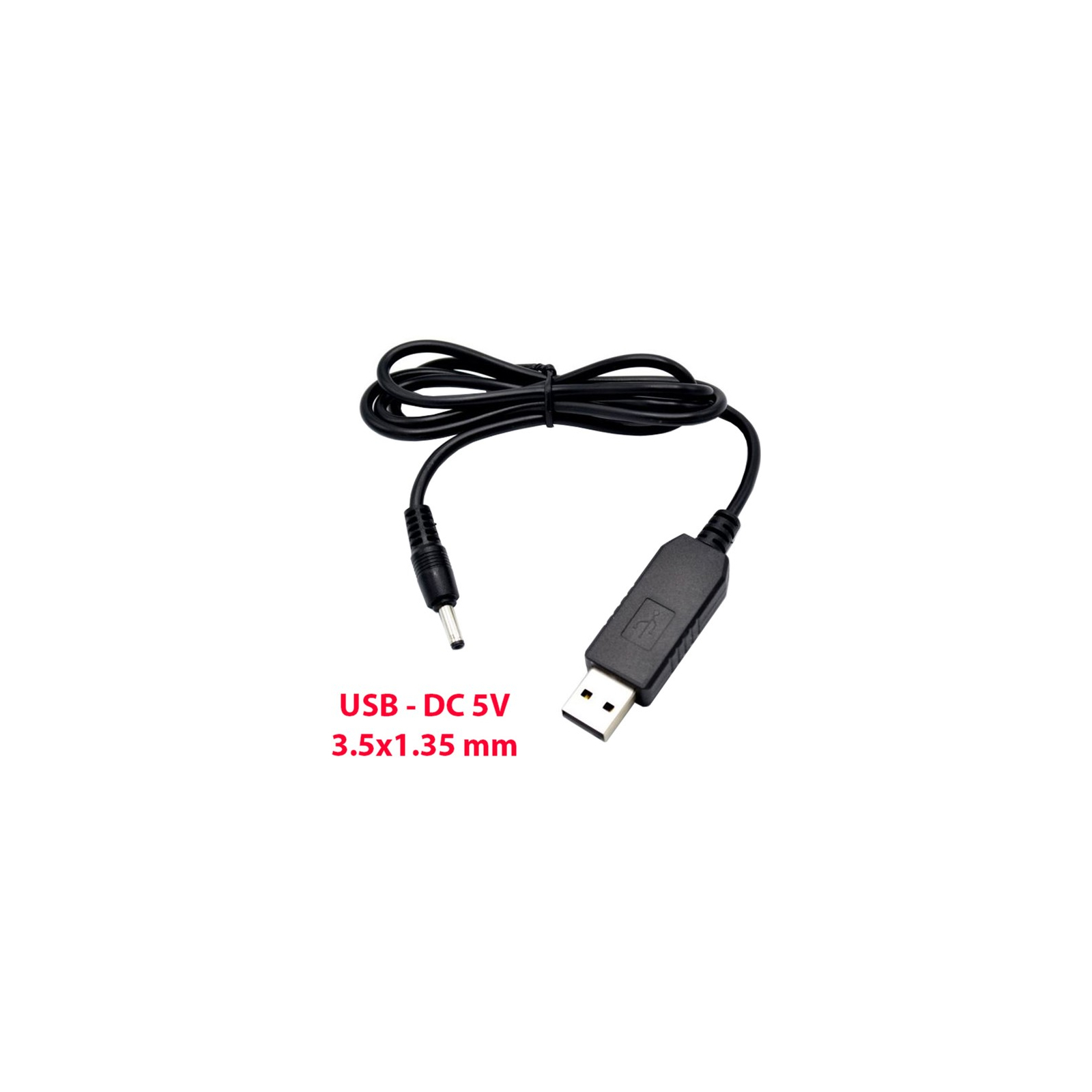 Кабель питания USB 2.0 AM to DC 3.5 х 1.35 mm 1.0m USB 5V to DC 5V Dynamode (DM-USB-DC-3.5x1.35mm) изображение 2