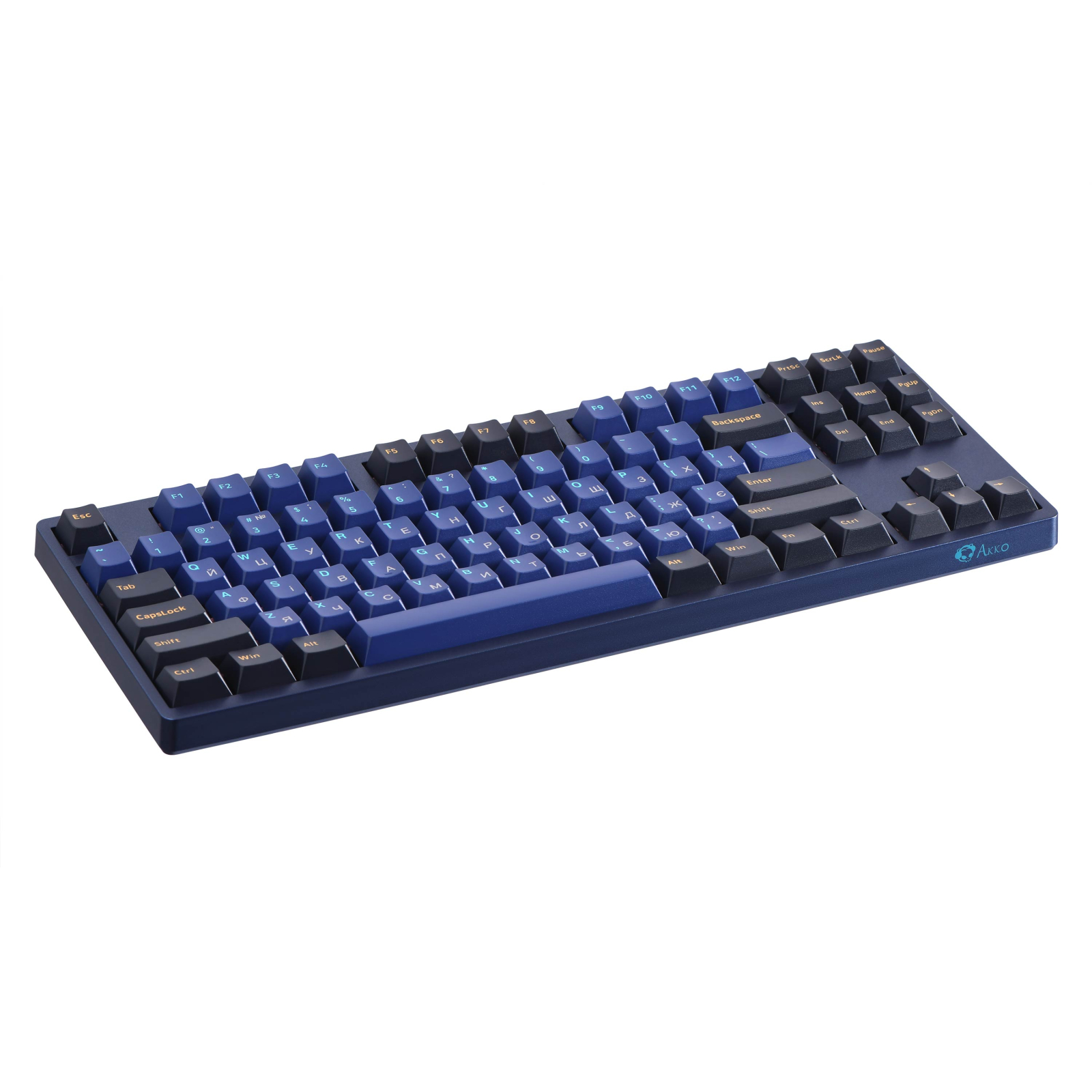 Клавіатура Akko 3087 DS Horizon 87Key Cherry MX Brown USB UA No LED Blue (6925758616355) зображення 10