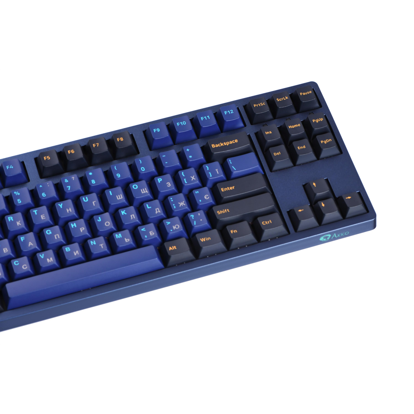 Клавіатура Akko 3087 DS Horizon 87Key Cherry MX Brown USB UA No LED Blue (6925758616355) зображення 11