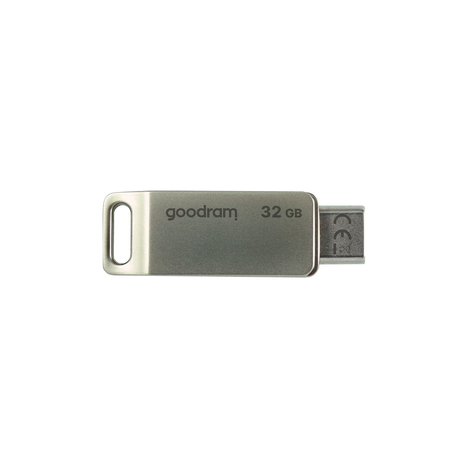 USB флеш накопичувач Goodram 32GB ODA3 Silver USB 3.0 / Type-C (ODA3-0320S0R11) зображення 2
