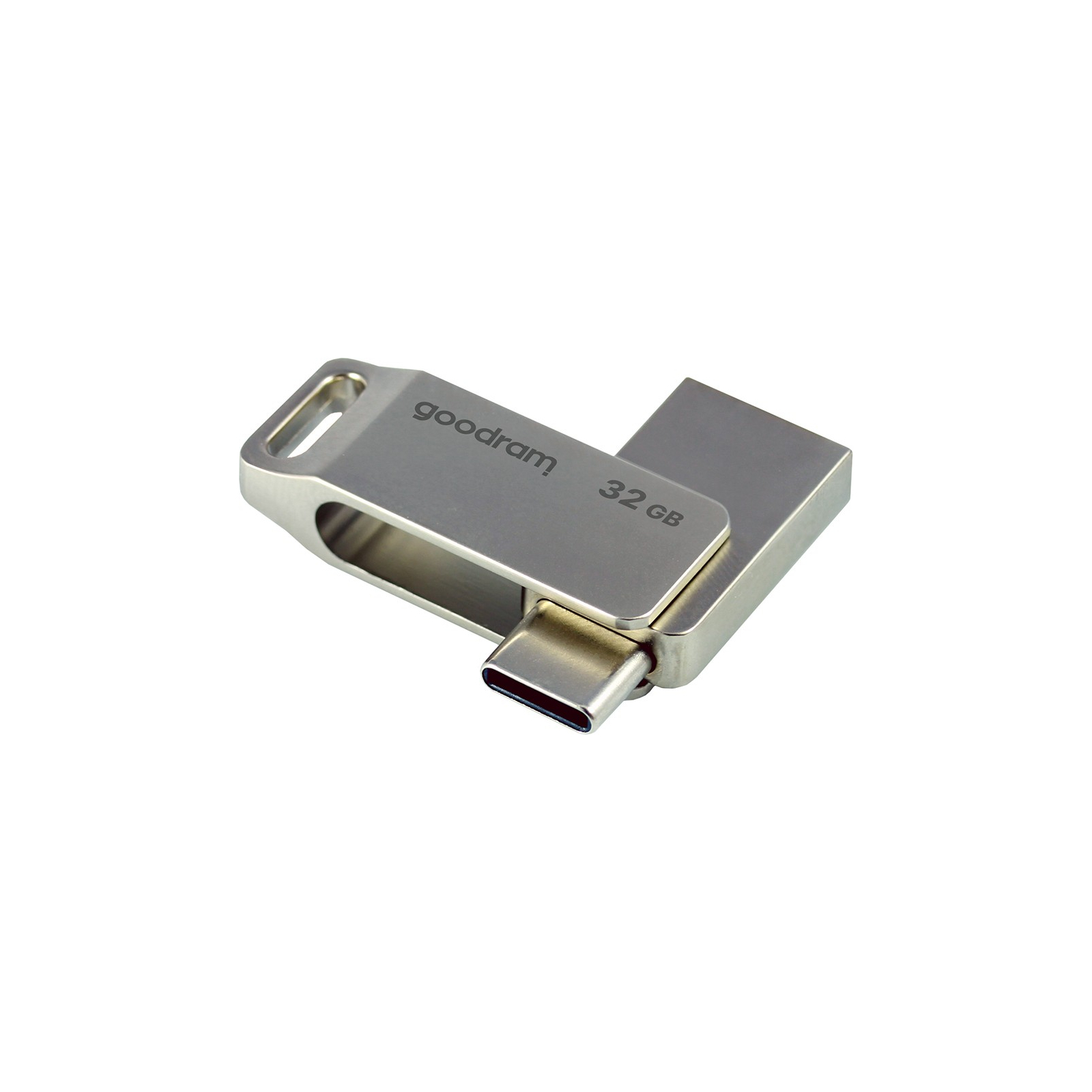 USB флеш накопичувач Goodram 32GB ODA3 Silver USB 3.0 / Type-C (ODA3-0320S0R11) зображення 4