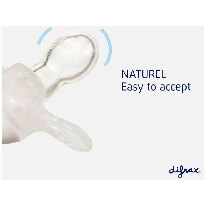 Пустушка Difrax Natural Uni, 6+ міс (UN127 Peachy) зображення 3